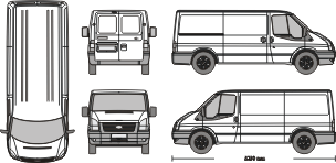 Ford transit vehicle outlines #7